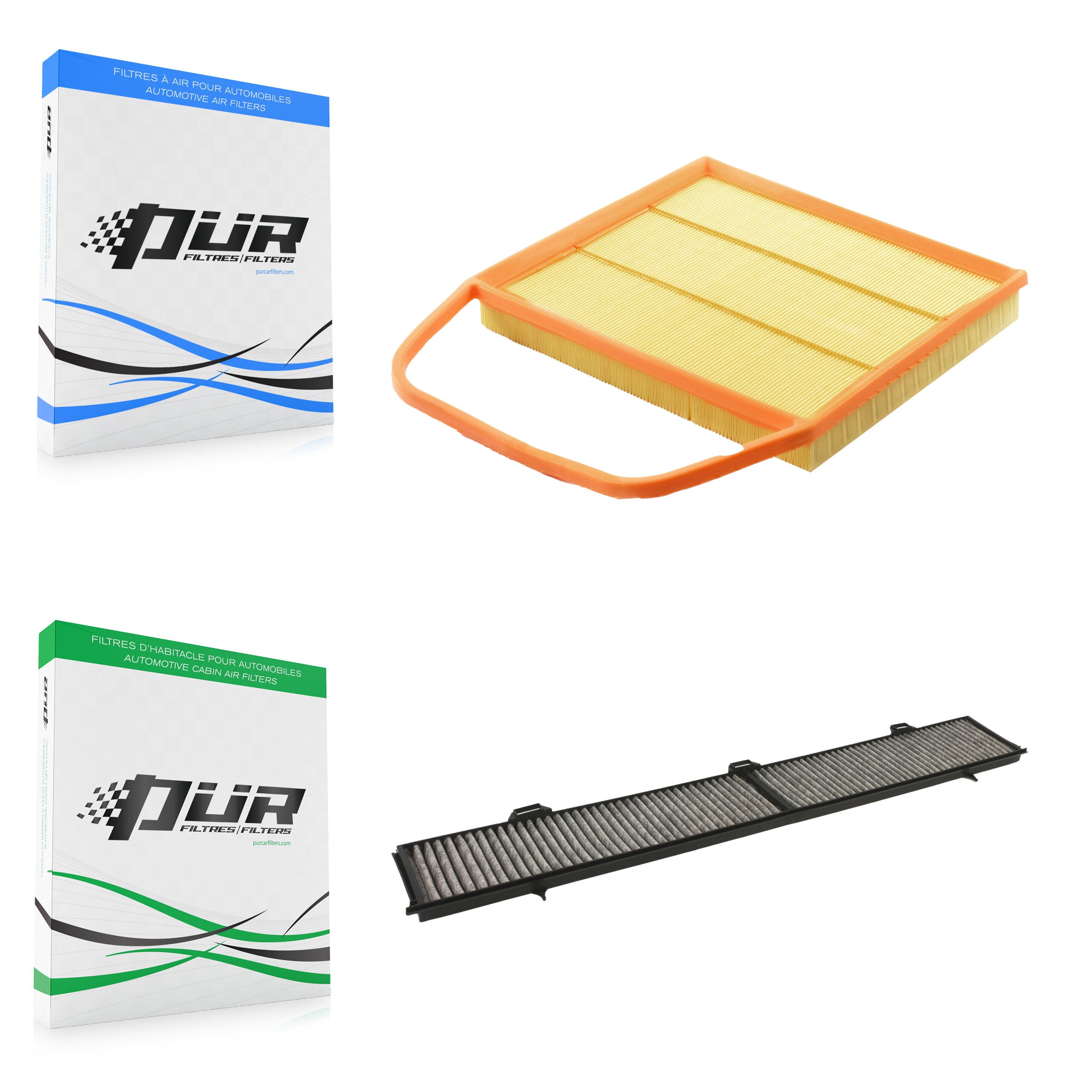 1x Air + 1x Cabin Filter (2 Total) Kit For BMW 335i xDrive 335xi 135i 335is 1 Series M KFL-100329