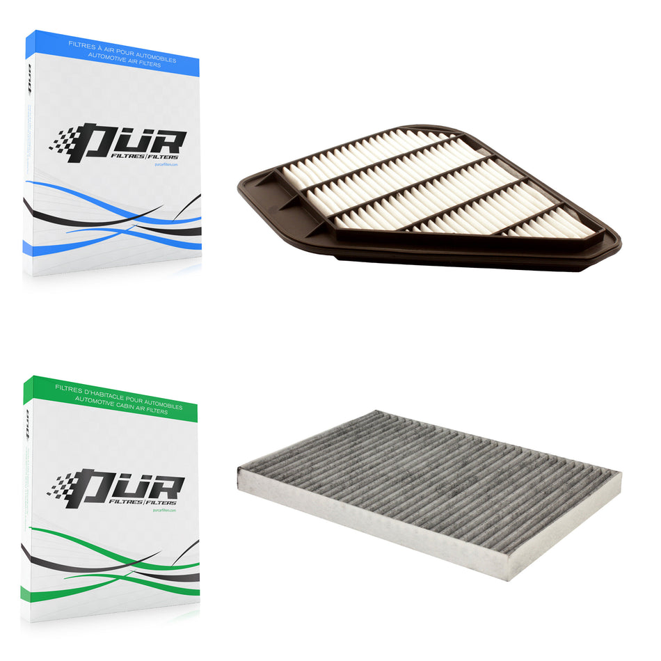 1x Air + 1x Cabin Filter (2 Total) Kit For GMC Acadia Buick Enclave Chevrolet Traverse KFL-100347