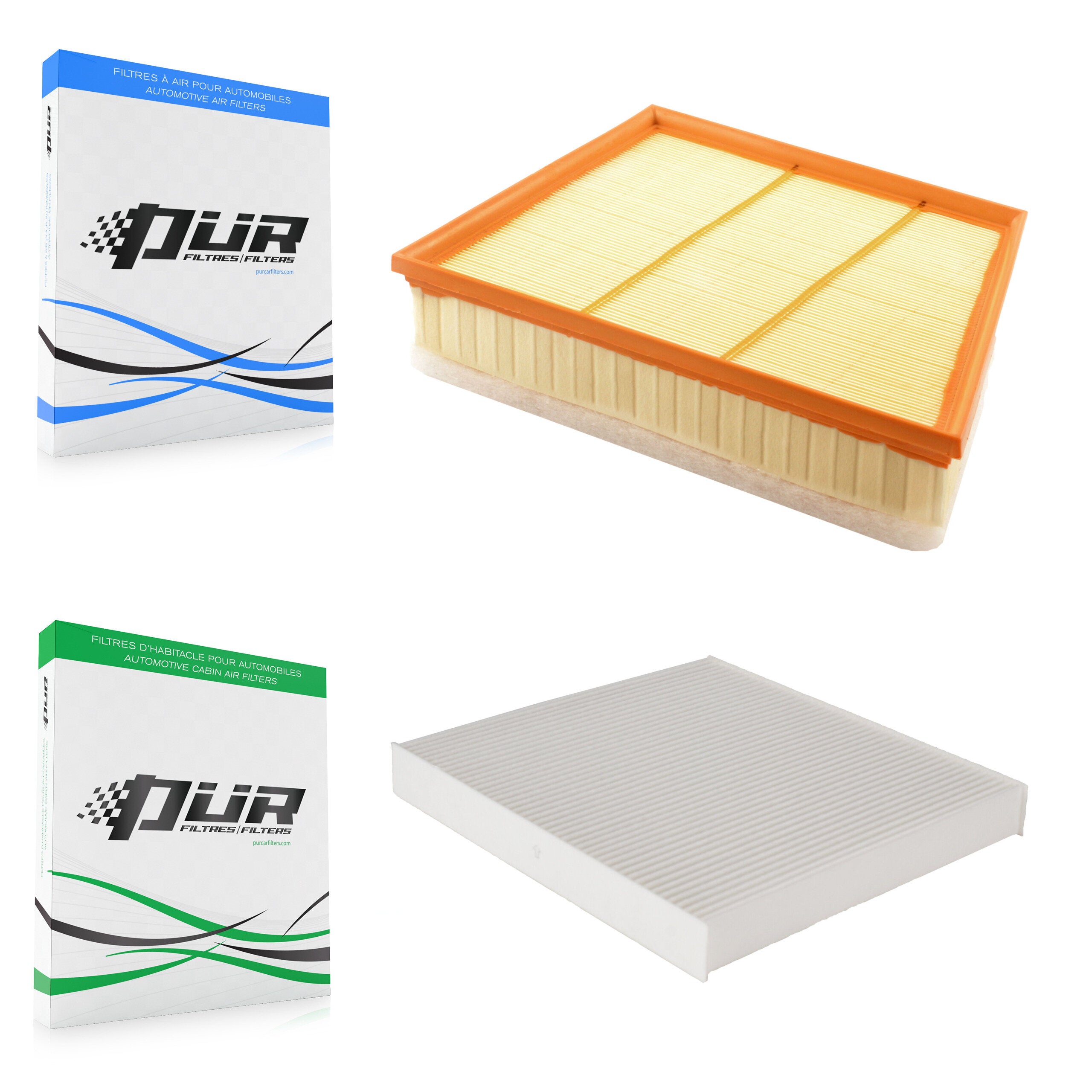 1x Air + 1x Cabin Filter (2 Total) Kit For GMC Chevrolet Sierra 2500 HD Silverado 3500 KFL-100355