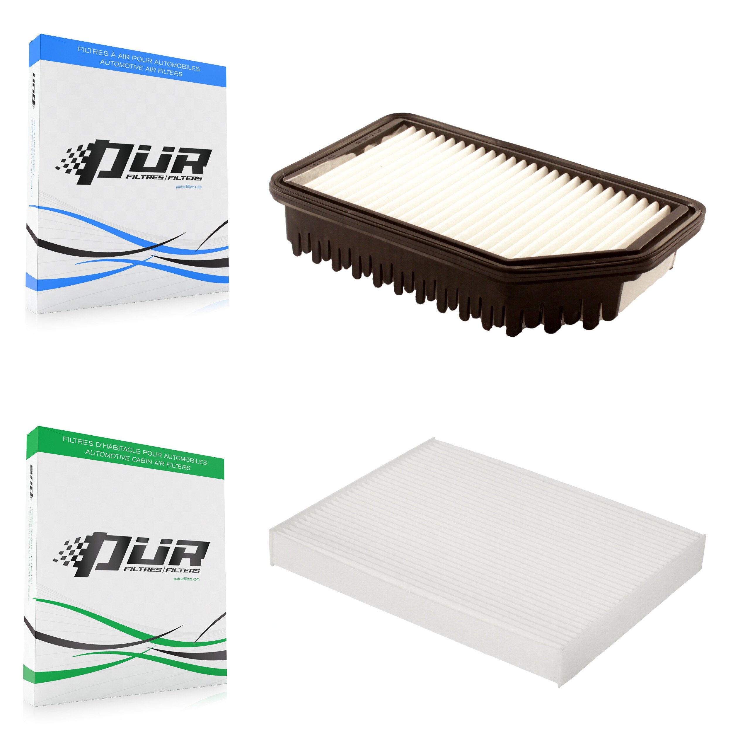 1x Air + 1x Cabin Filter (2 Total) Kit For 2014-2019 Kia Soul KFL-100361