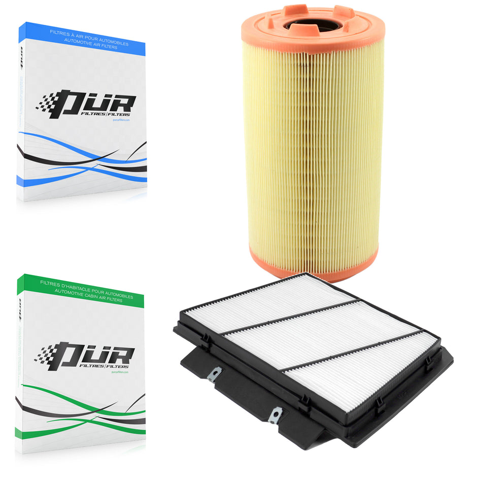 1x Air + 1x Cabin Filter (2 Total) Kit For Ram ProMaster 2500 3500 1500 KFL-100364