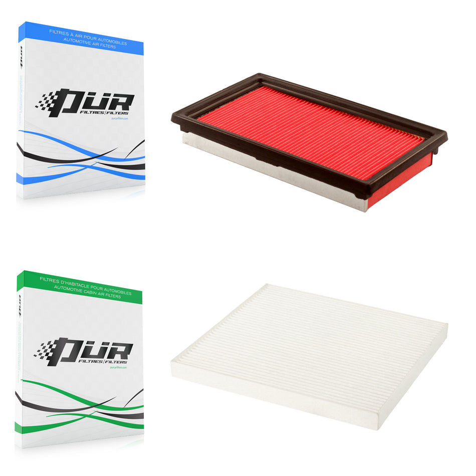 1x Air + 1x Cabin Filter (2 Total) Kit For Nissan Versa NV200 Chevrolet City Express KFL-100369