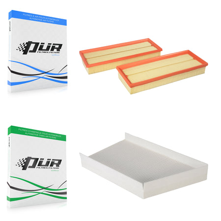 1x Air + 1x Cabin Filter (2 Total) Kit For Mercedes-Benz C240 C280 CLK350 C230 CLK320 C32 KFL-100375