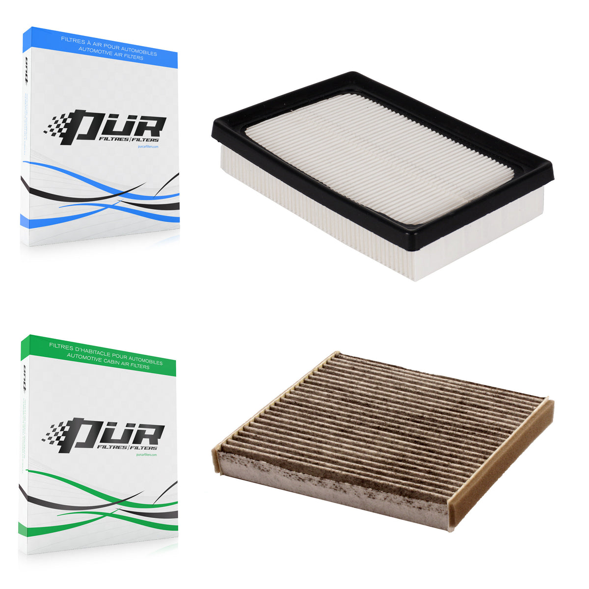 1x Air + 1x Cabin Filter (2 Total) Kit For Toyota Prius C KFL-100392