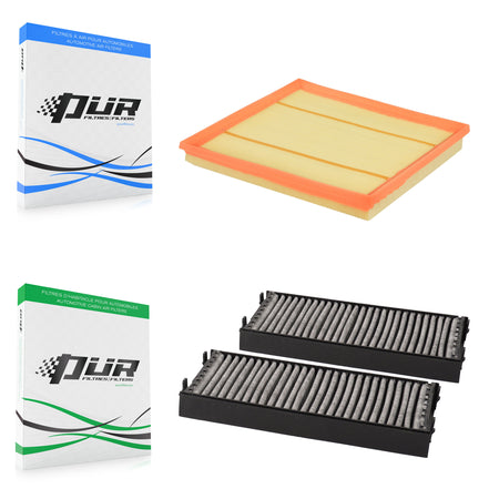 1x Air + 1x Cabin Filter (2 Total) Kit For BMW X5 X6 KFL-100400