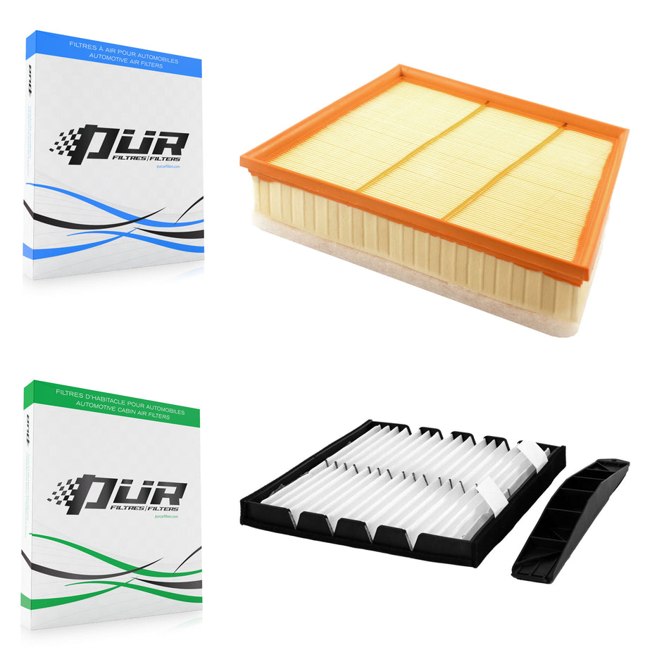 1x Air + 1x Cabin Filter (2 Total) Kit For GMC Chevrolet Sierra 2500 HD Silverado 3500 KFL-100431