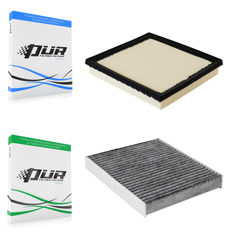 1x Air + 1x Cabin Filter (2 Total) Kit For Subaru Crosstrek Outback Impreza Ascent Legacy KFL-100917