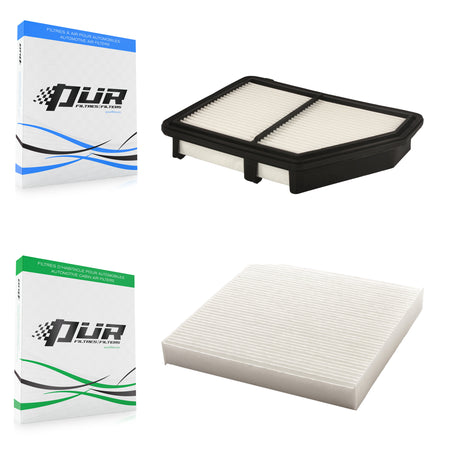 1x Air + 1x Cabin Filter (2 Total) Kit For Honda Civic HR-V KFL-100960