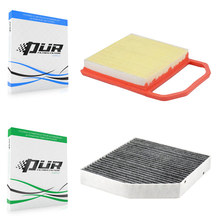 1x Air + 1x Cabin Filter (2 Total) Kit For Mercedes-Benz C43 AMG GLC43 C400 E400 E43 KFL-103042