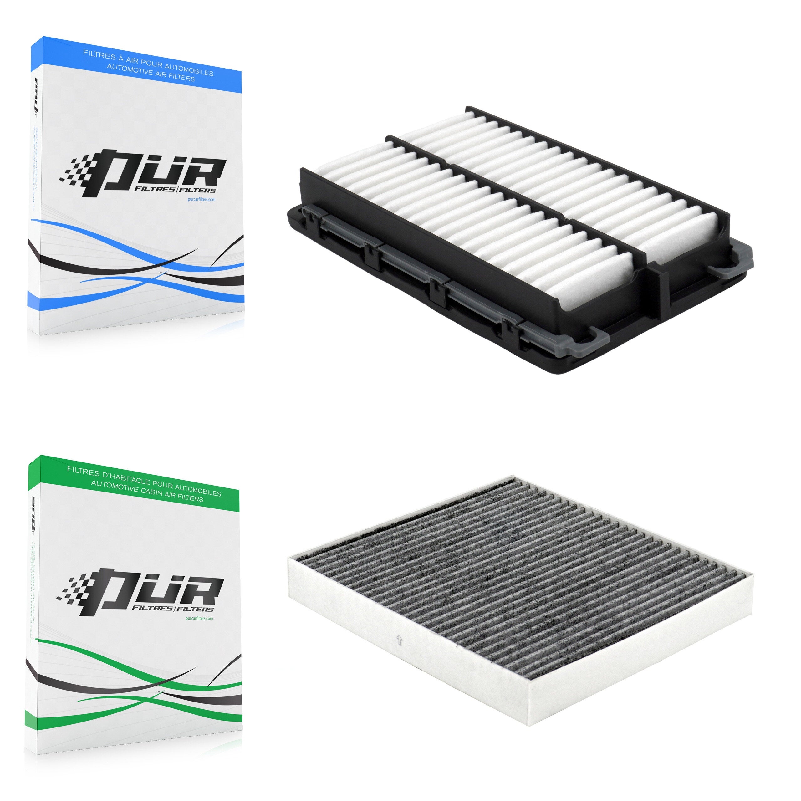 1x Air + 1x Cabin Filter (2 Total) Kit For Hyundai Tucson Kia Santa Fe Sportage Elantra KFL-103060