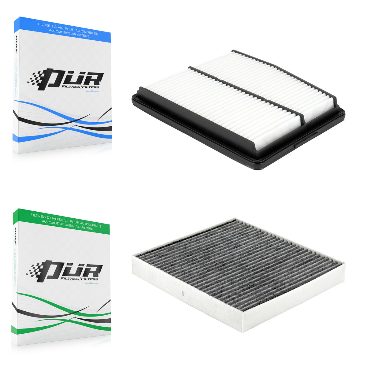 1x Air + 1x Cabin Filter (2 Total) Kit For Hyundai Tucson Kia Santa Fe Sportage Sorento KFL-103061