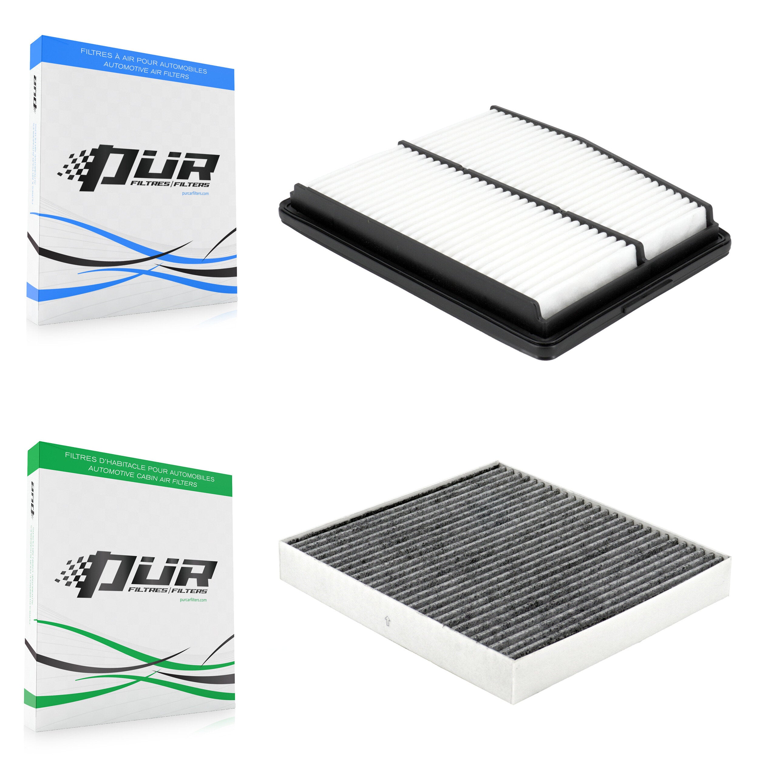 1x Air + 1x Cabin Filter (2 Total) Kit For Hyundai Tucson Kia Santa Fe Sportage Sorento KFL-103061