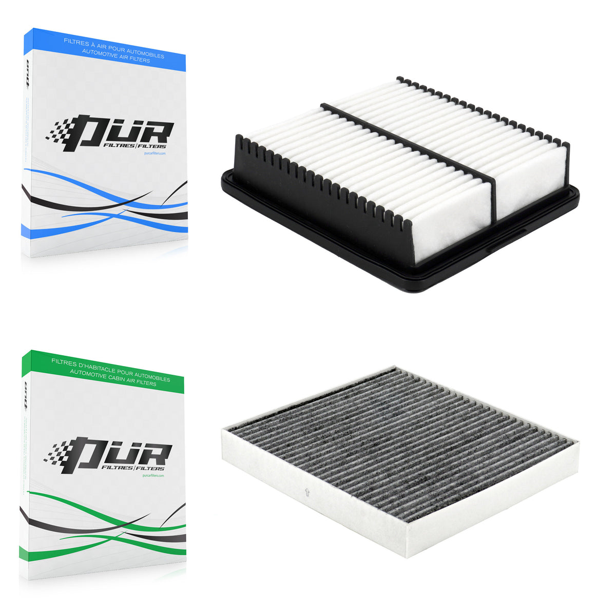 1x Air + 1x Cabin Filter (2 Total) Kit For Hyundai Elantra N KFL-103062