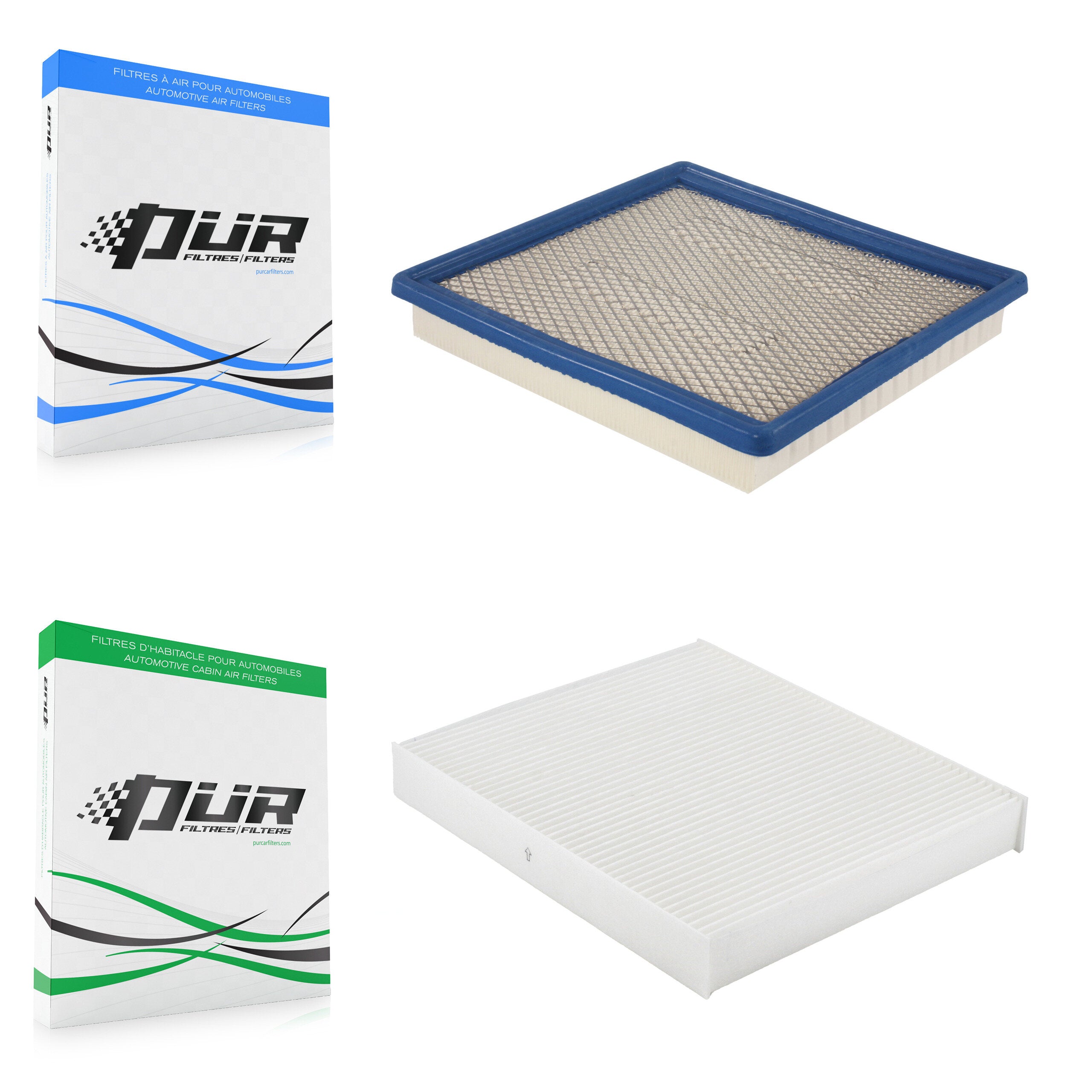 1x Air + 1x Cabin Filter (2 Total) Kit For 2015-2021 Chevrolet Colorado GMC Canyon KFL-103077