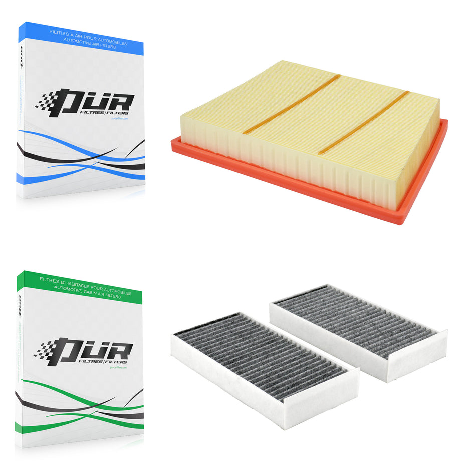1x Air + 1x Cabin Filter (2 Total) Kit For Mini BMW Cooper X1 Countryman X2 Clubman 228i KFL-103080