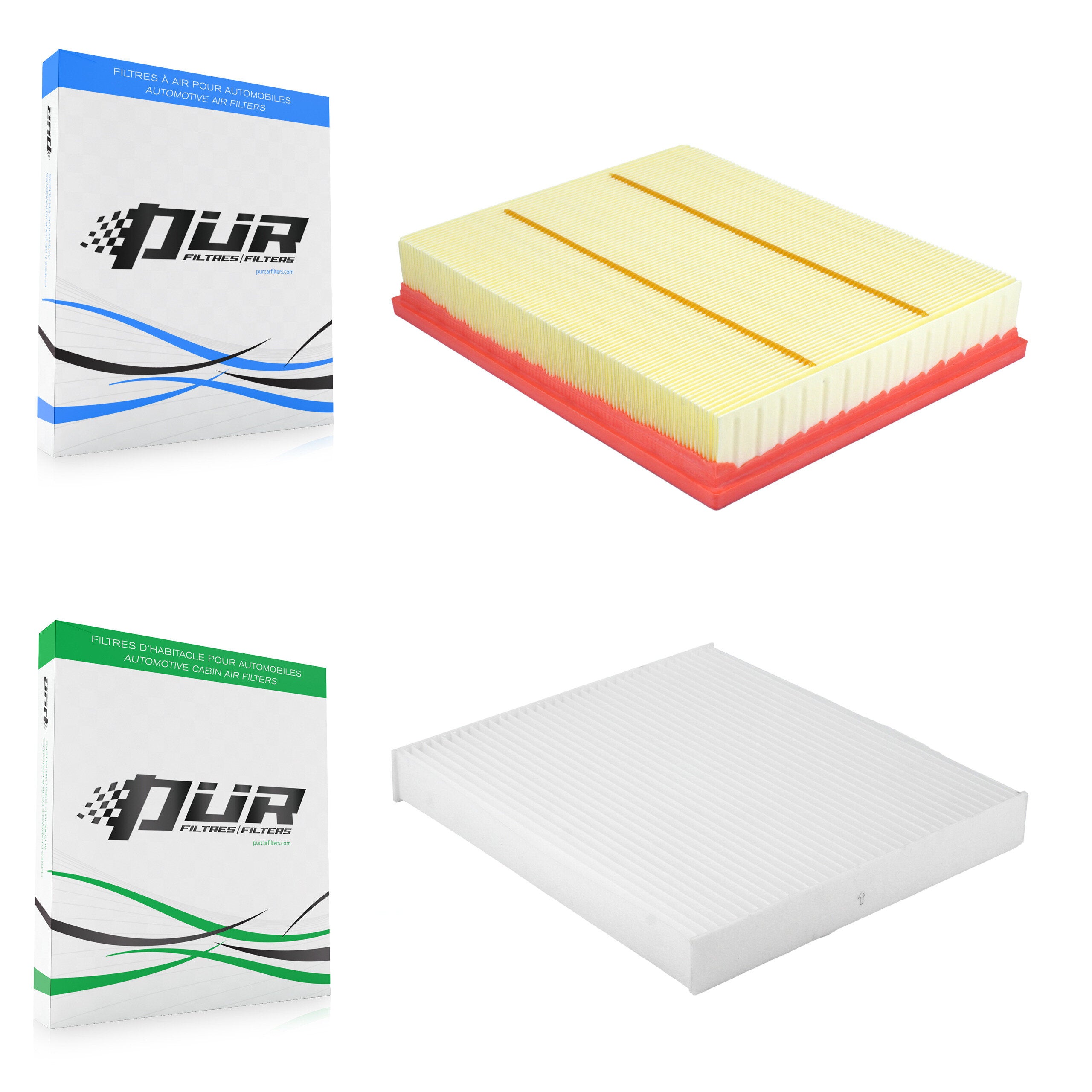 1x Air + 1x Cabin Filter (2 Total) Kit For 2019-2023 Ford Ranger 2.3L KFL-103083