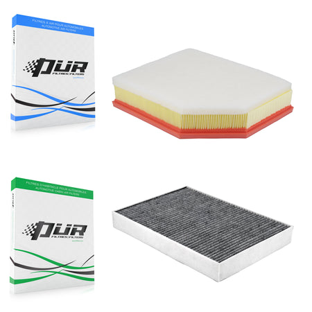 1x Air + 1x Cabin Filter (2 Total) Kit For Volvo XC60 XC90 S60 V60 Cross Country V90 S90 KFL-103084