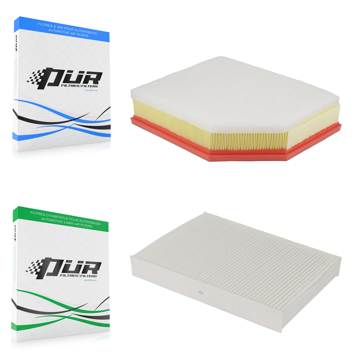 1x Air + 1x Cabin Filter (2 Total) Kit For Volvo XC60 S60 KFL-103086