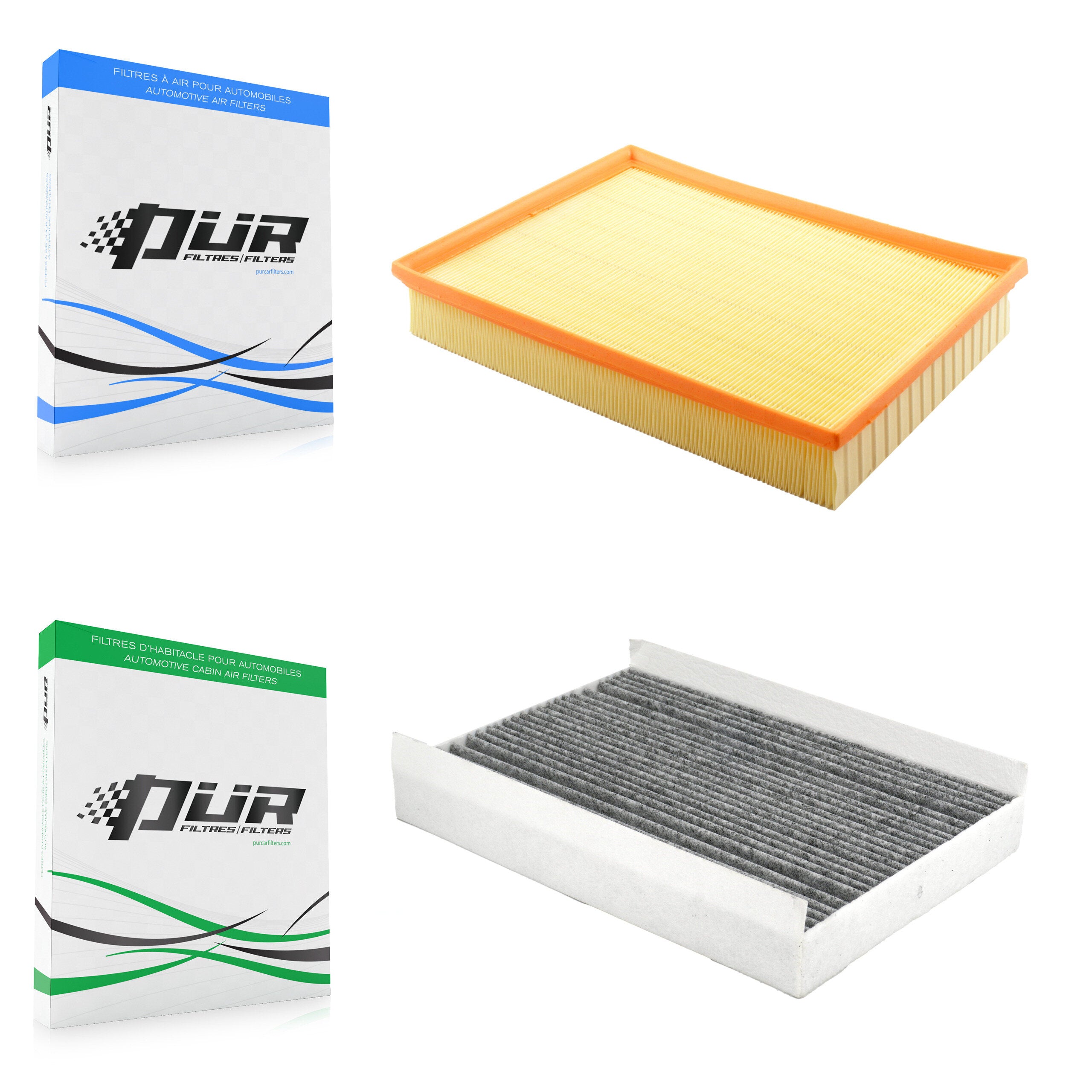 1x Air + 1x Cabin Filter (2 Total) Kit For Mercedes-Benz Sprinter 2500 3500 4500 3500XD KFL-103113