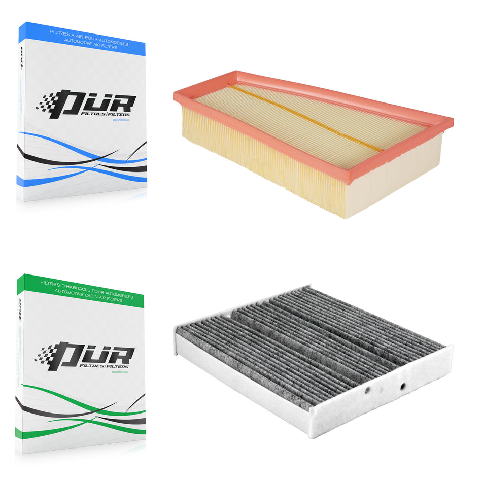 1x Air + 1x Cabin Filter (2 Total) Kit For 2021-2024 Mercedes-Benz GLA250 KFL-103116