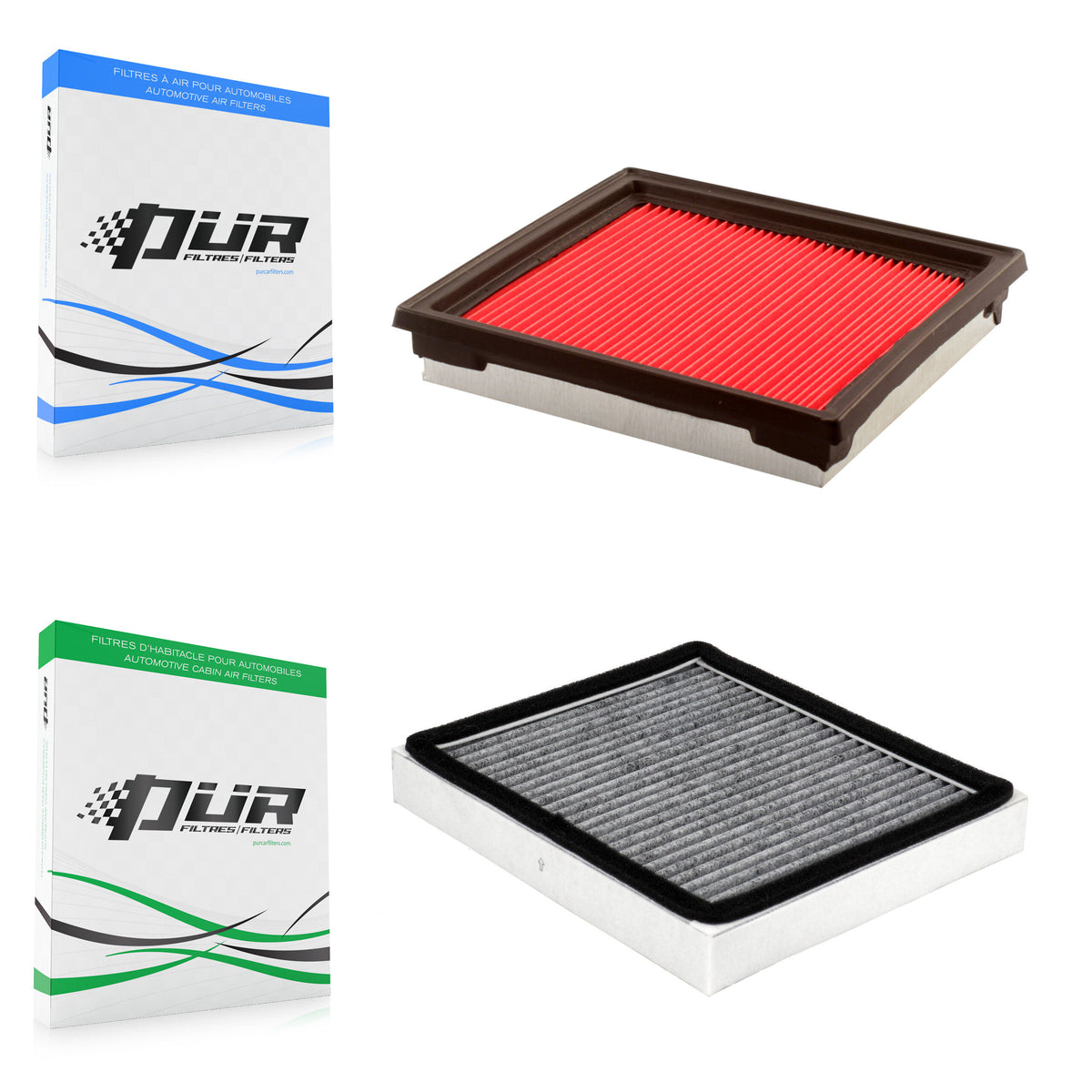 1x Air + 1x Cabin Filter (2 Total) Kit For 2014-2017 INFINITI QX50 2 Required KFL-103118
