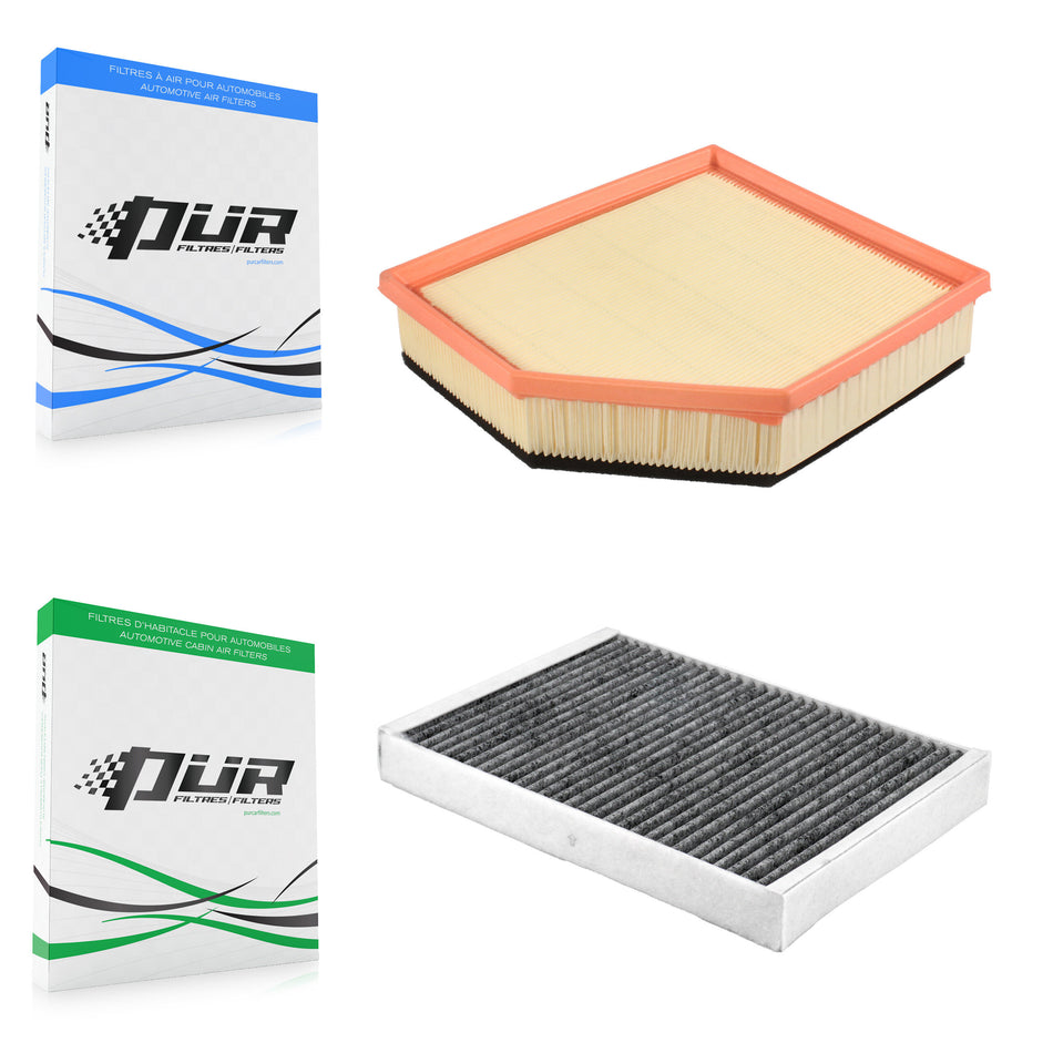 1x Air + 1x Cabin Filter (2 Total) Kit For Volvo XC70 XC60 S60 V60 S80 KFL-103124