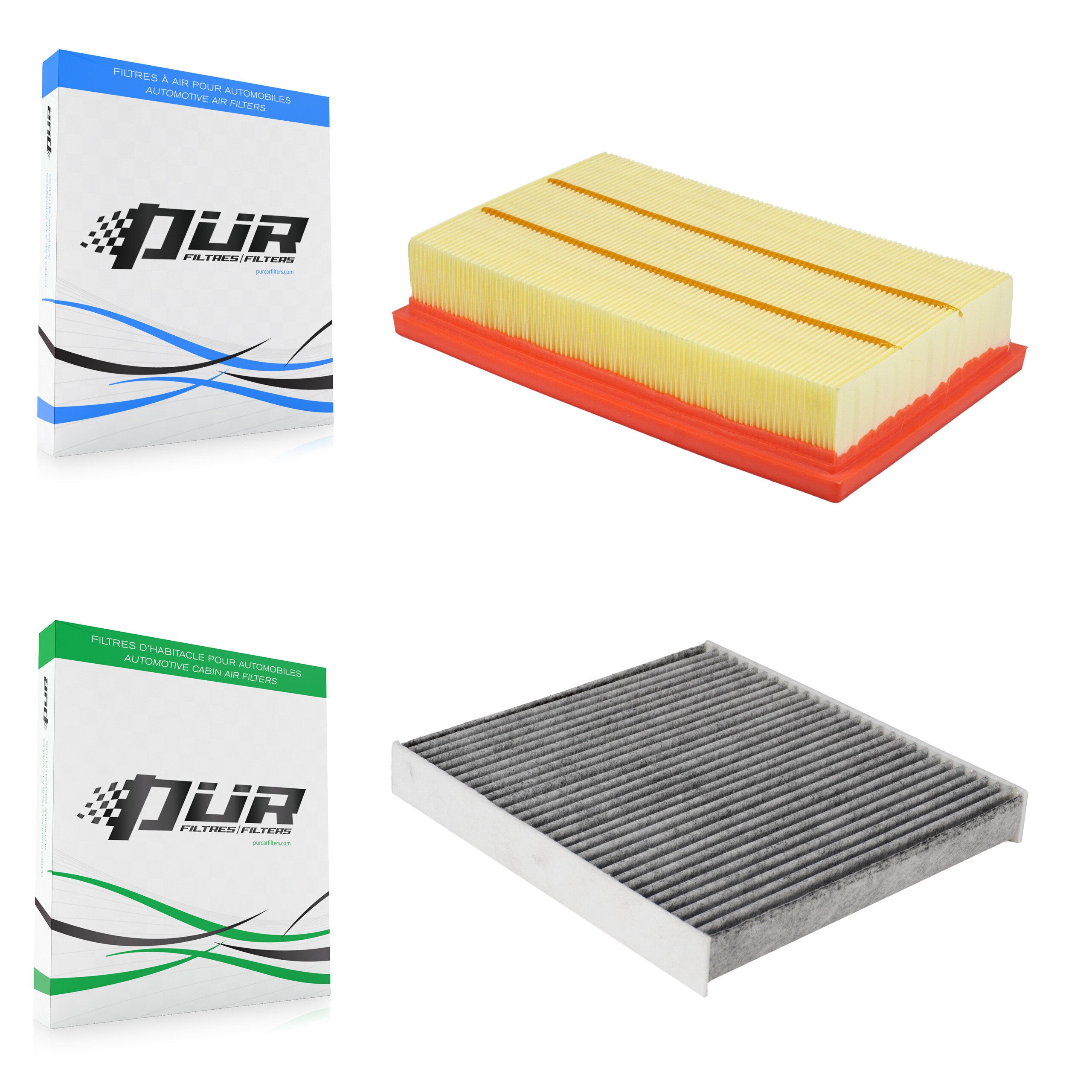 1x Air + 1x Cabin Filter (2 Total) Kit For Volkswagen Jetta Taos Golf SportWagen KFL-103148