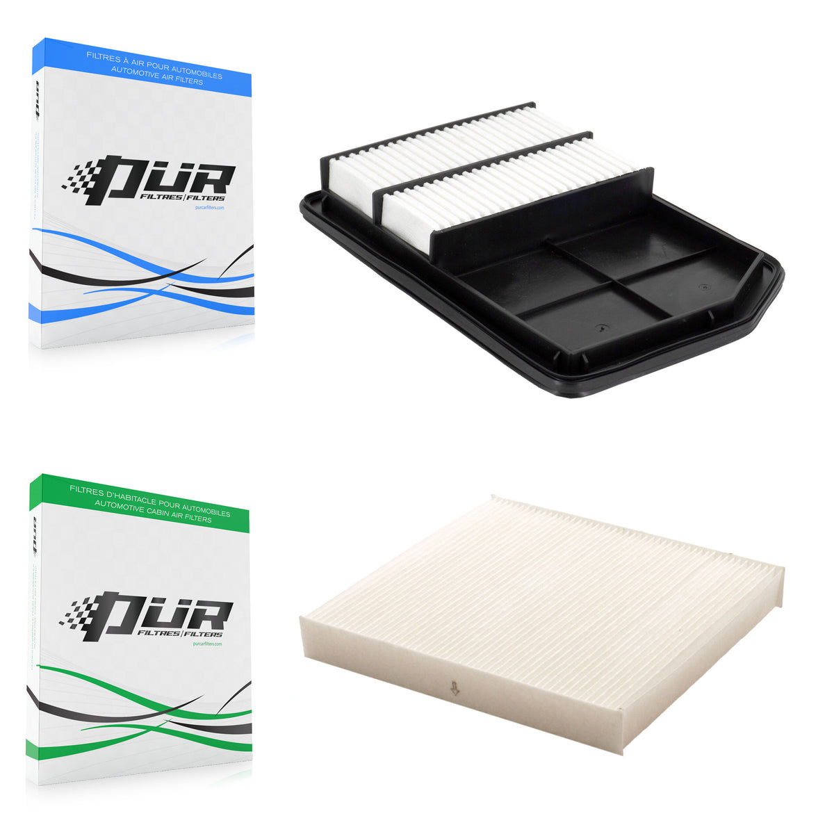 1x Air + 1x Cabin Filter (2 Total) Kit For Mitsubishi Outlander PHEV KFL-103149