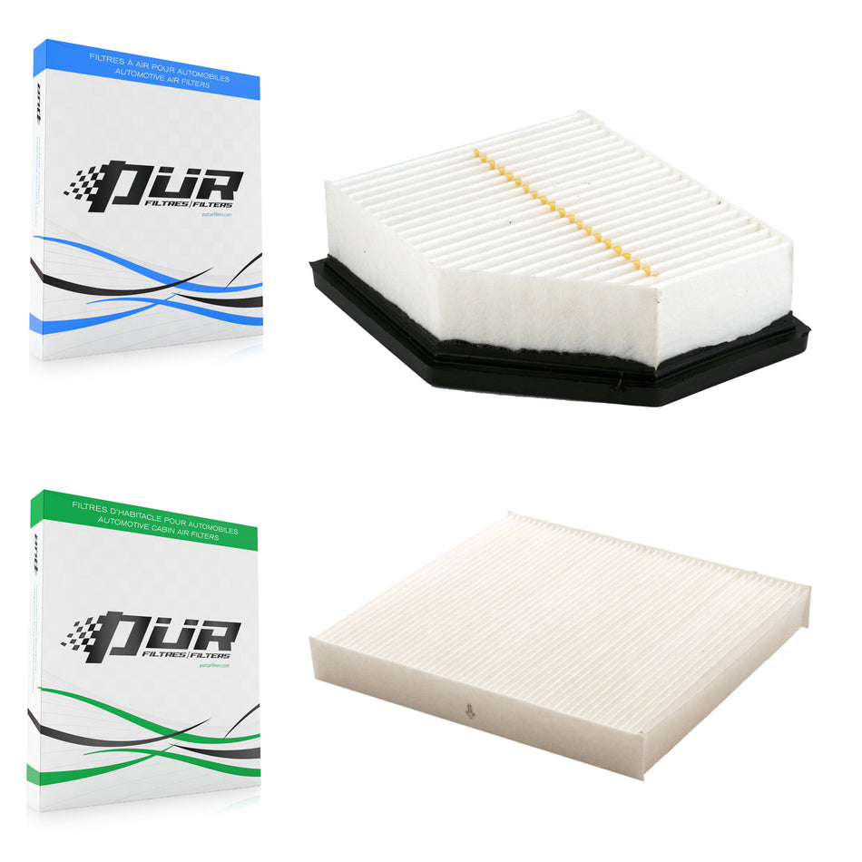 1x Air + 1x Cabin Filter (2 Total) Kit For Mitsubishi Outlander KFL-103151