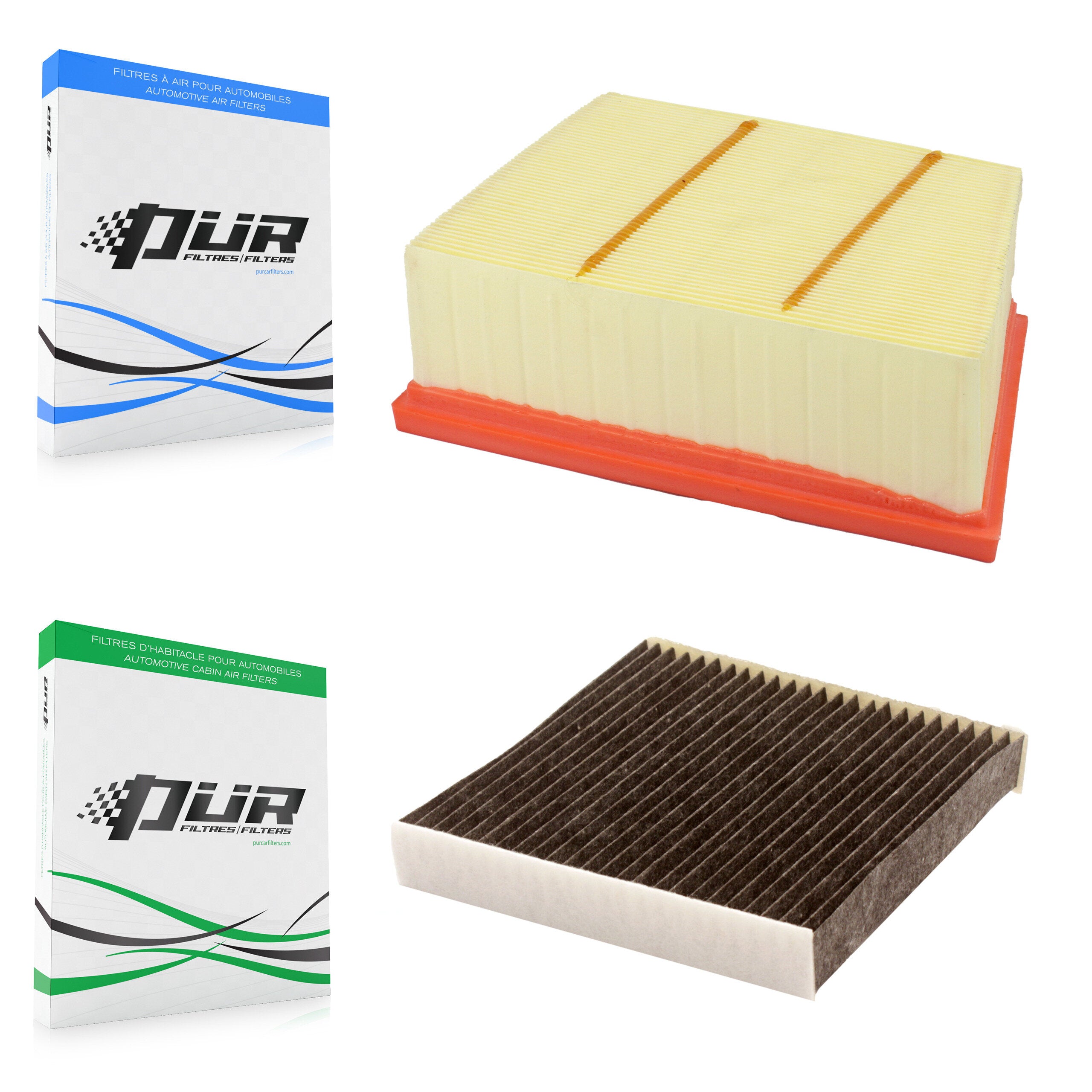 1x Air + 1x Cabin Filter (2 Total) Kit For Ford EcoSport KFL-103157