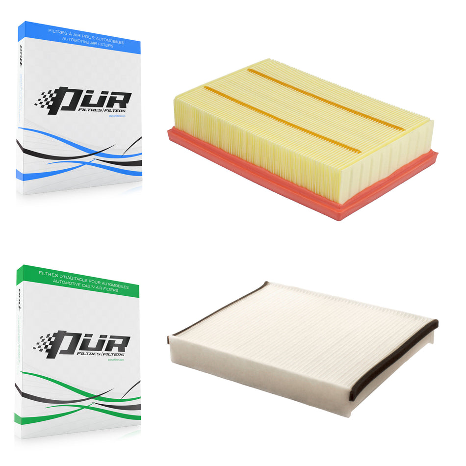 1x Air + 1x Cabin Filter (2 Total) Kit For 2019-2023 Ford Transit Connect 2.0L KFL-103158