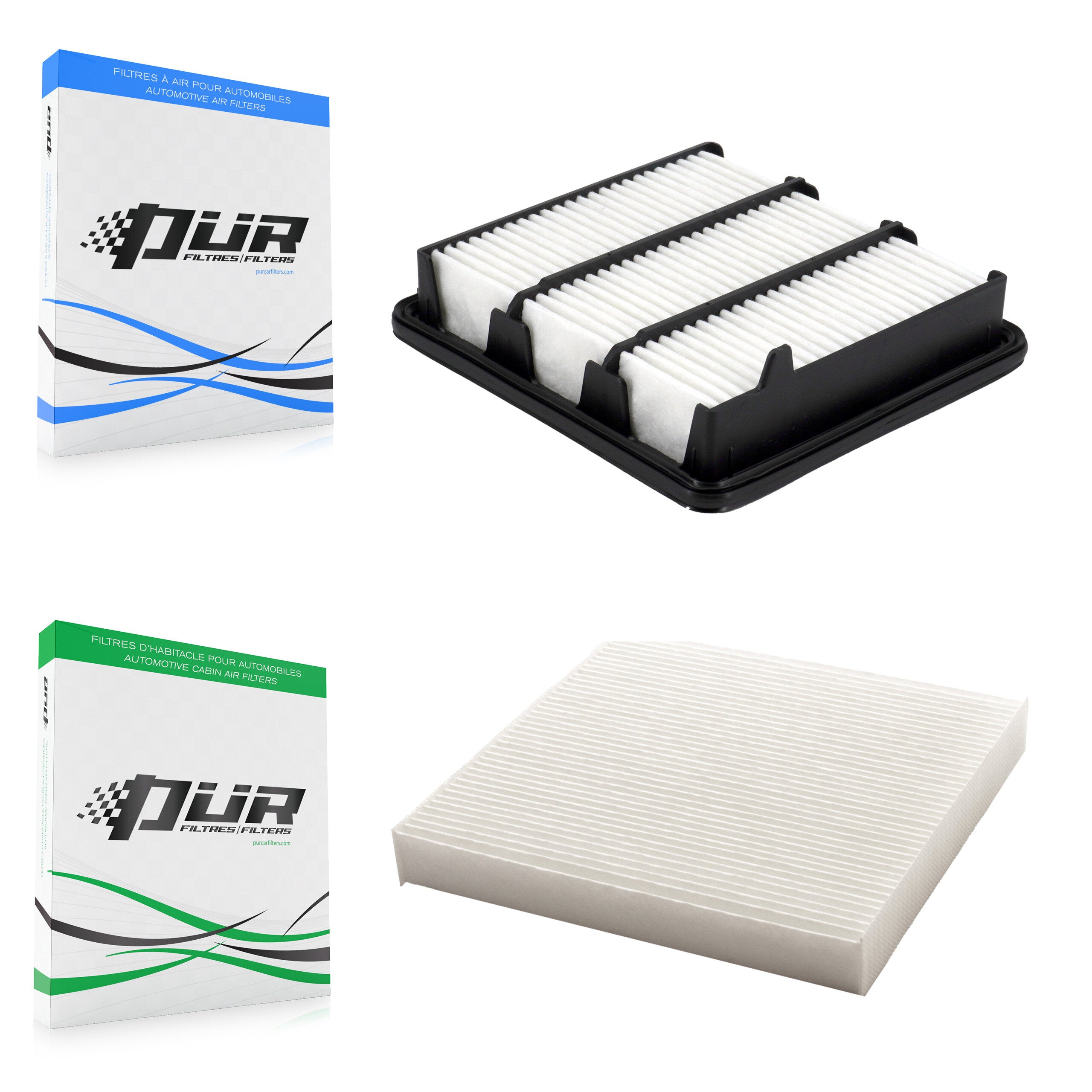 1x Air + 1x Cabin Filter (2 Total) Kit For Honda CR-V Civic Accord Acura Integra KFL-103180