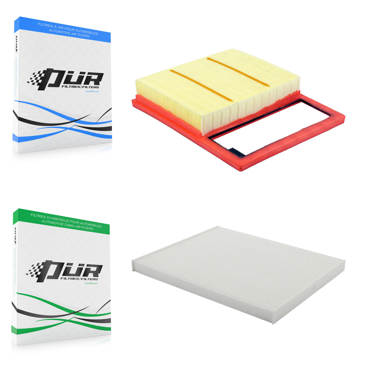 1x Air + 1x Cabin Filter (2 Total) Kit For Ford Fusion Lincoln MKZ SSV Plug-In Hybrid KFL-103193