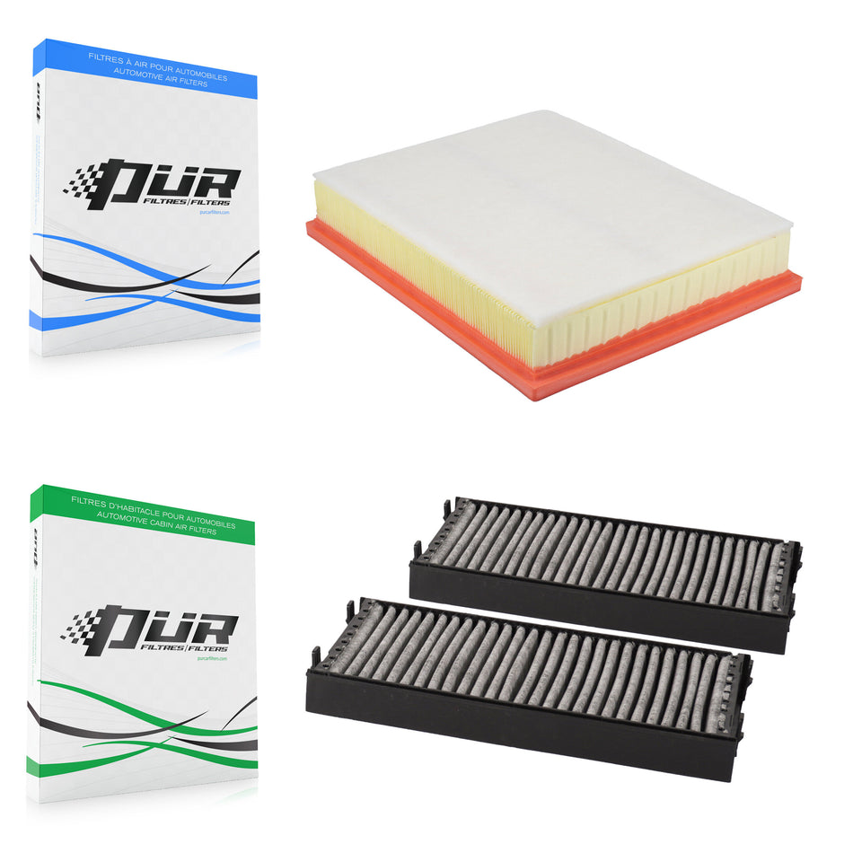 1x Air + 1x Cabin Filter (2 Total) Kit For BMW X5 KFL-103197