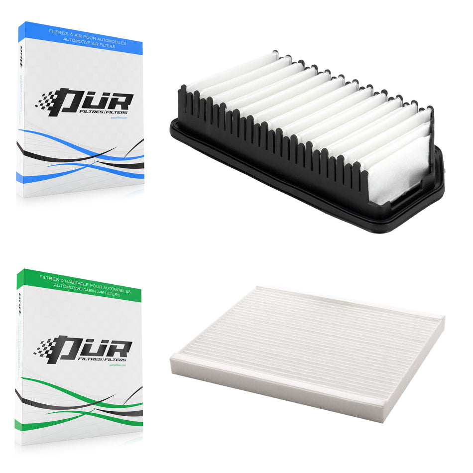 1x Air + 1x Cabin Filter (2 Total) Kit For 2014-2017 Kia Forte5 Forte Koup 1.6L KFL-103205