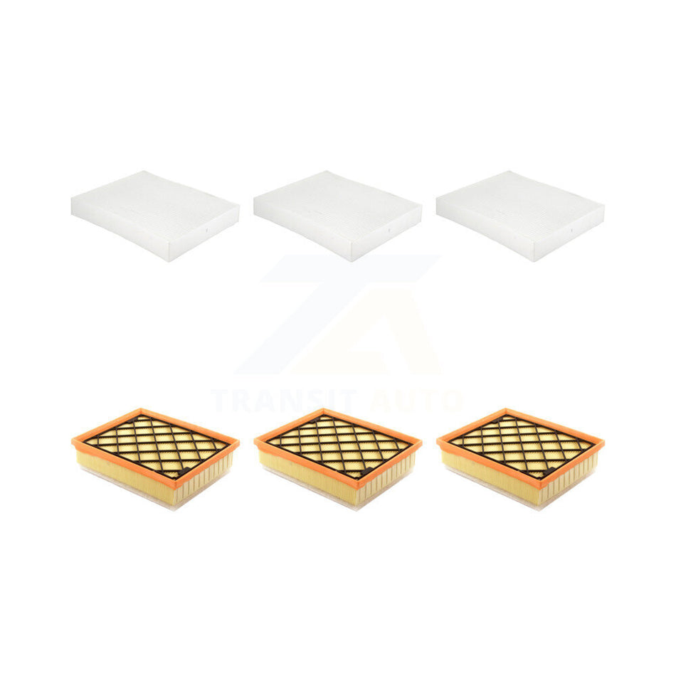 3x Air + 3x Cabin Filter (6 Total) Kit For 2024-2025 Lincoln Nautilus KFL-103627