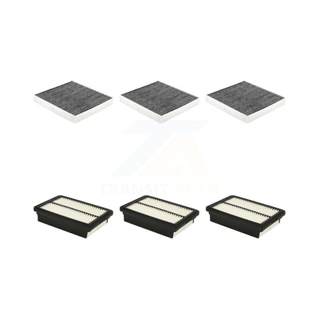 3x Air + 3x Cabin Filter (6 Total) Kit For 2024-2025 Hyundai Kona KFL-103630
