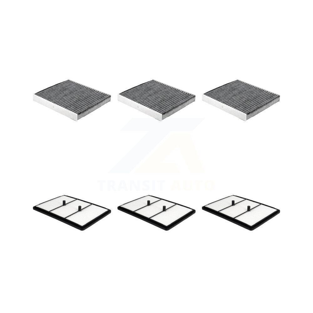 3x Air + 3x Cabin Filter (6 Total) Kit For 2020-2022 Hyundai Ioniq 1.6L KFL-103631
