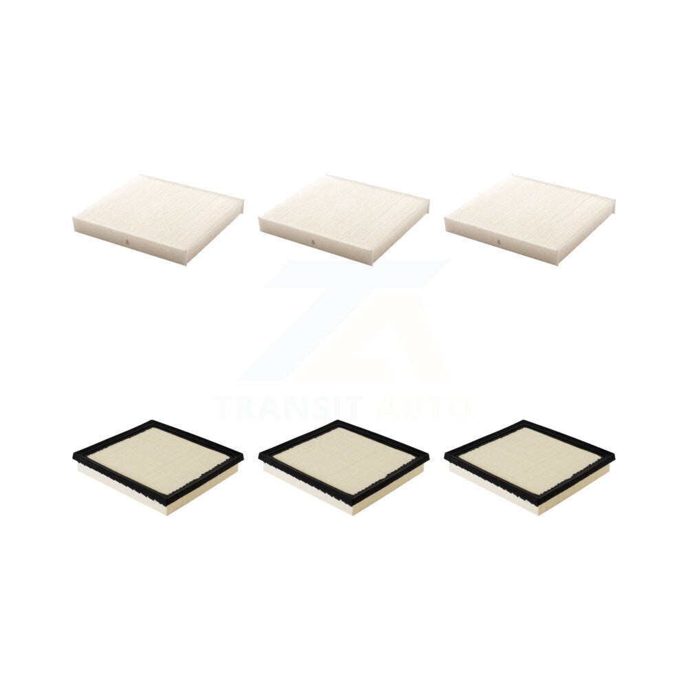 3x Air + 3x Cabin Filter (6 Total) Kit For 2022-2025 Mitsubishi Outlander PHEV KFL-103633