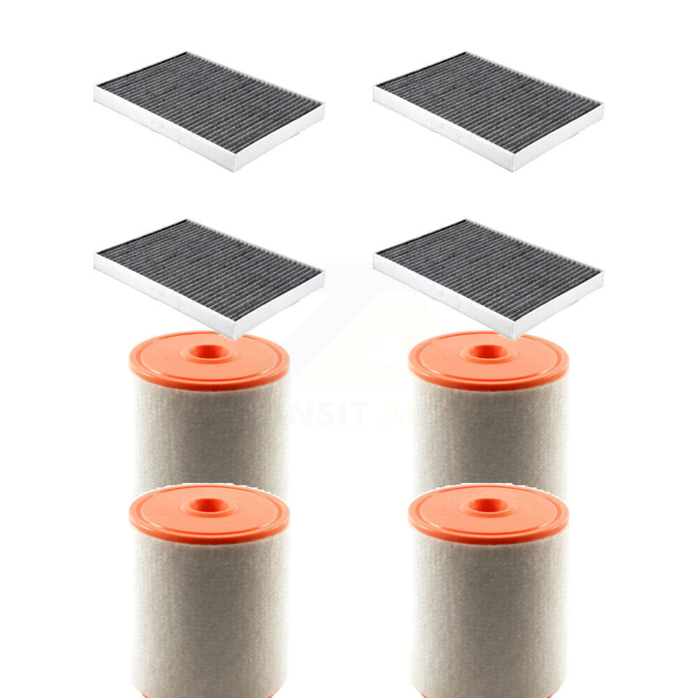 4x Air + 4x Cabin Filter (8 Total) Kit For Audi A6 Quattro A7 Sportback allroad KFL-103634