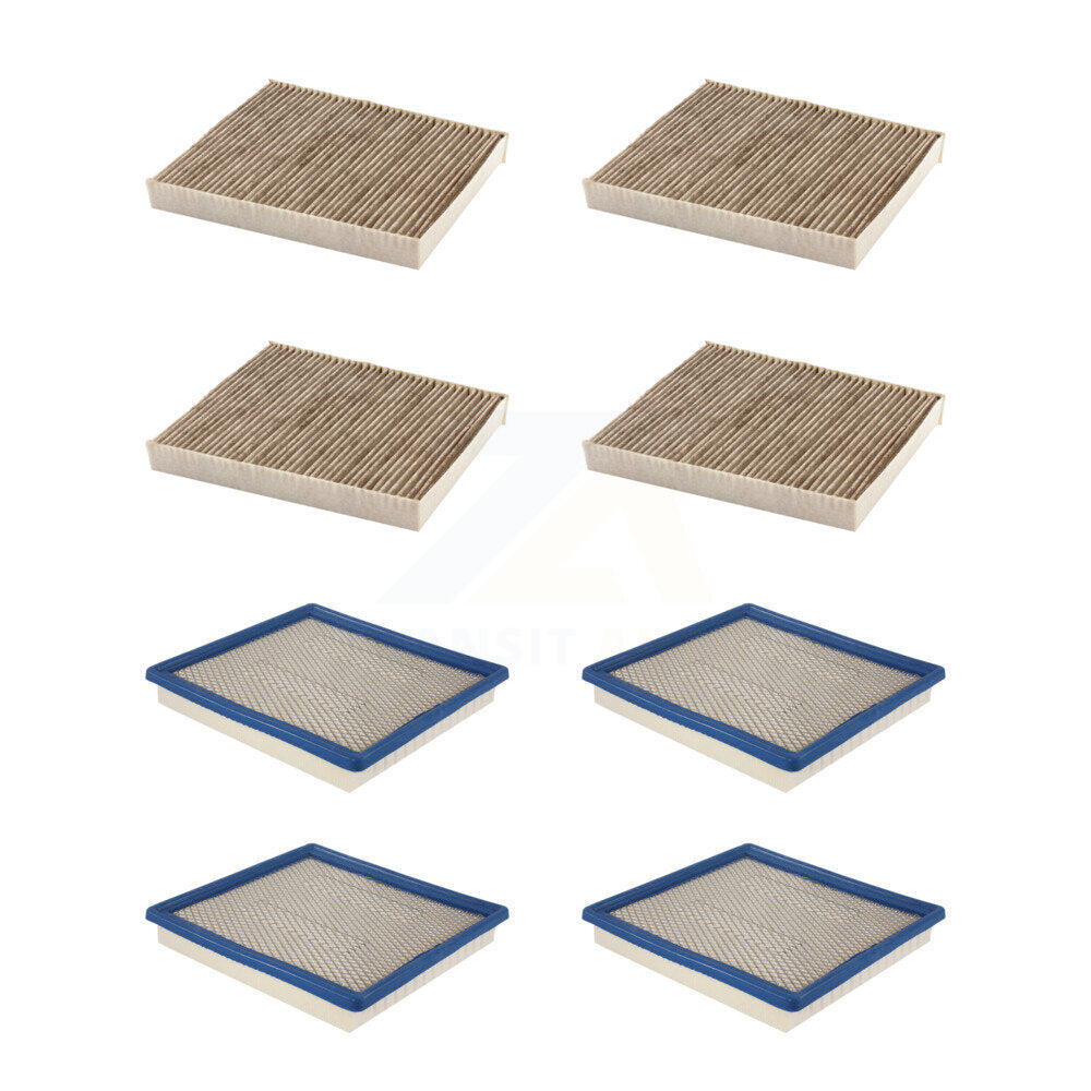 4x Air + 4x Cabin Filter (8 Total) Kit For 2022 Chevrolet Colorado GMC Canyon KFL-103636