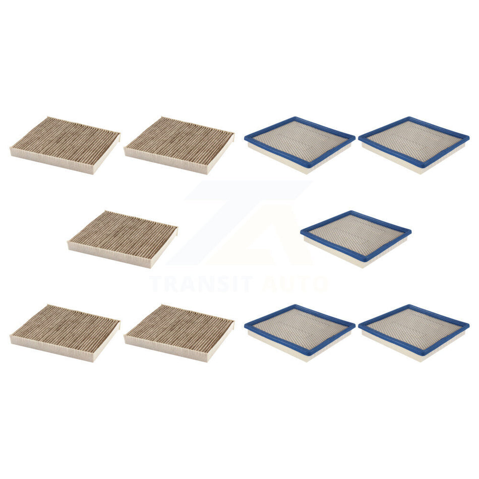 5x Air + 5x Cabin Filter (10 Total) Kit For 2022 Chevrolet Colorado GMC Canyon KFL-103646