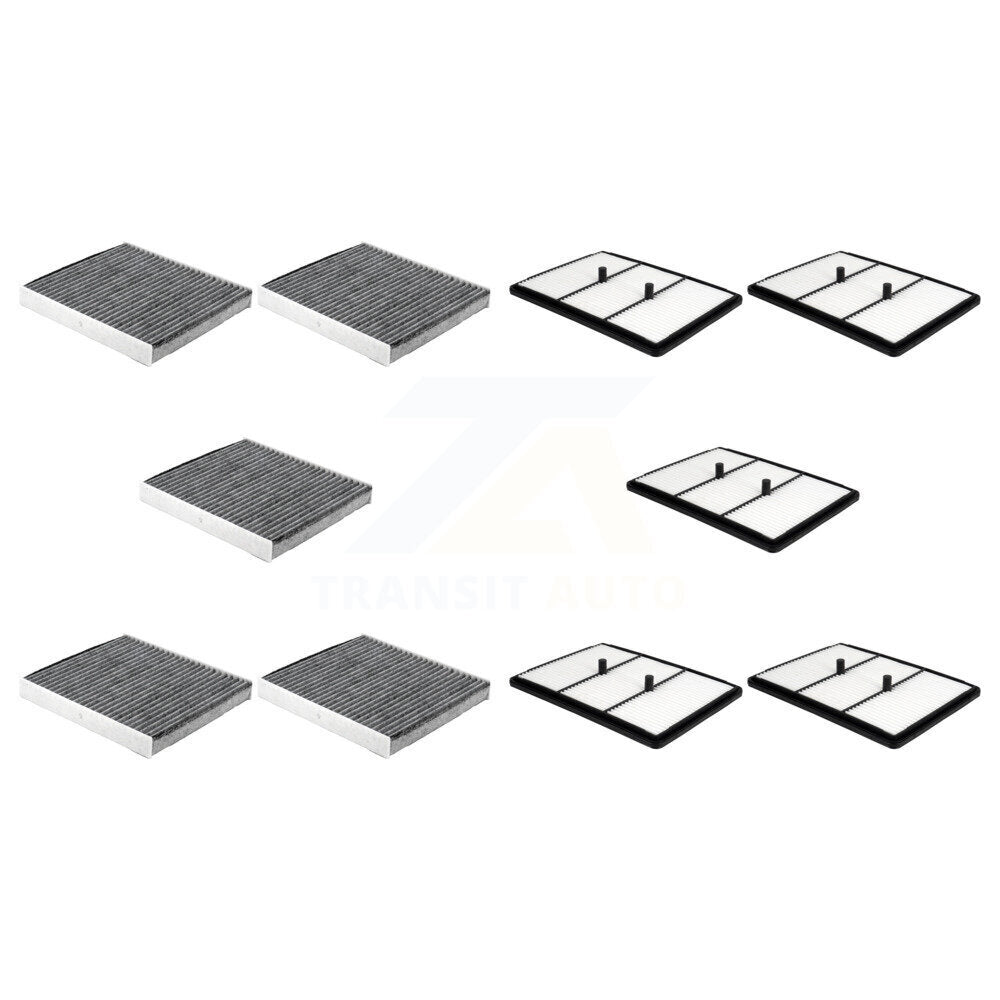 5x Air + 5x Cabin Filter (10 Total) Kit For 2020-2022 Hyundai Ioniq 1.6L KFL-103648