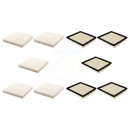 5x Air + 5x Cabin Filter (10 Total) Kit For 2022-2025 Mitsubishi Outlander PHEV KFL-103649