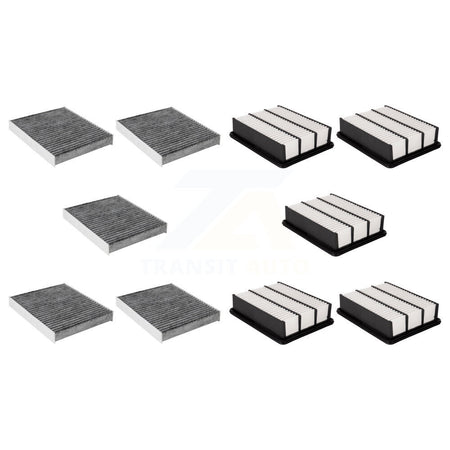 5x Air + 5x Cabin Filter (10 Total) Kit For 2016-2023 Mazda CX-9 KFL-103651