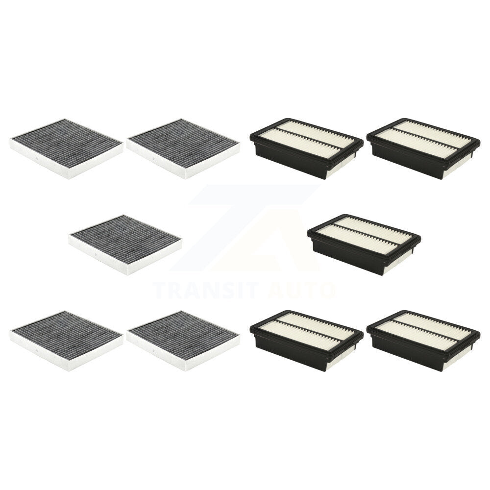 5x Air + 5x Cabin Filter (10 Total) Kit For 2024-2025 Hyundai Kona KFL-103652