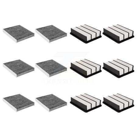 6x Air + 6x Cabin Filter (12 Total) Kit For 2016-2023 Mazda CX-9 KFL-103661