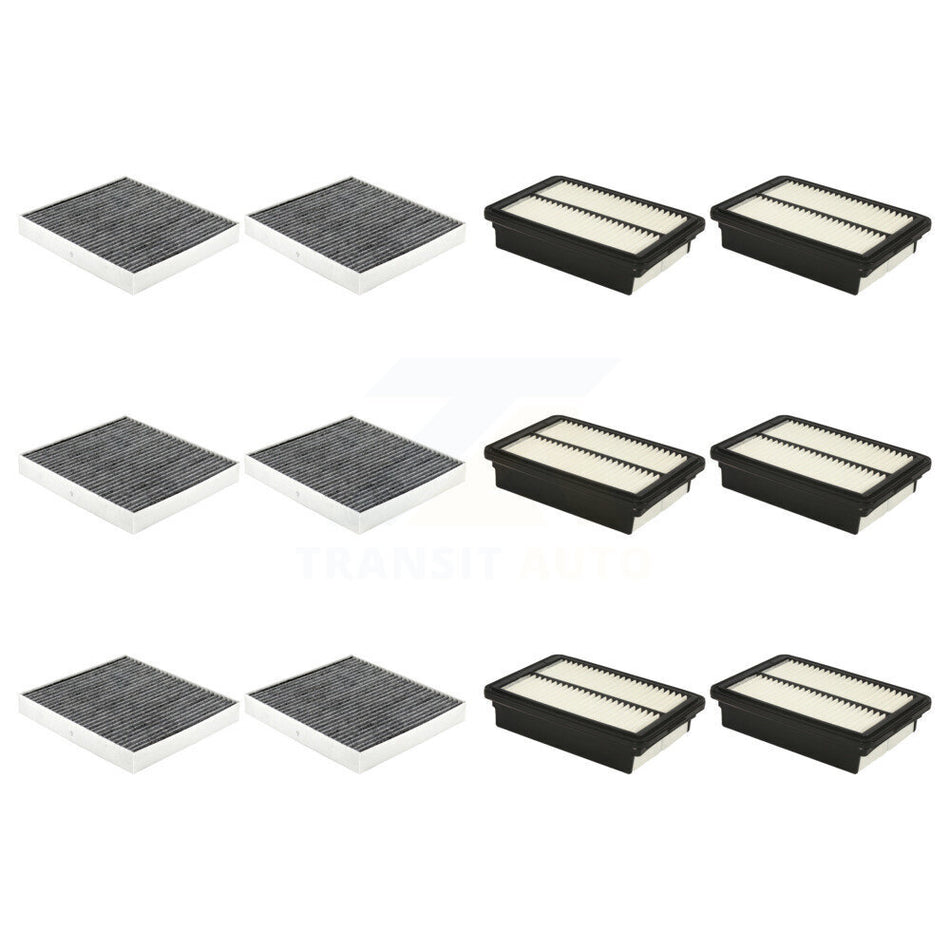 6x Air + 6x Cabin Filter (12 Total) Kit For 2024-2025 Hyundai Kona KFL-103662