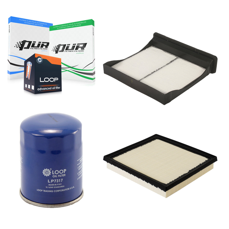 1x Air + 1x Cabin + 1x Engine Oil Filter Filter (3 Total) Kit For Subaru Crosstrek KFM-100015