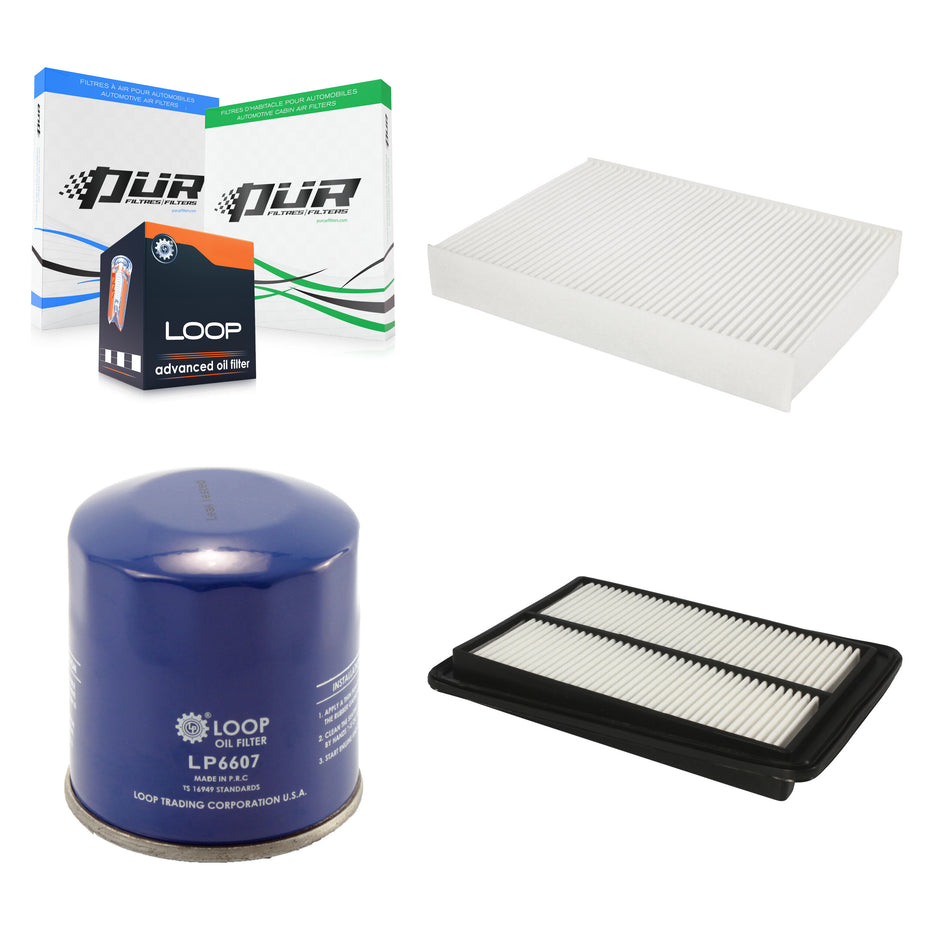 1x Air + 1x Cabin + 1x Engine Oil Filter Filter (3 Total) Kit For Nissan Rogue Sport KFM-100025